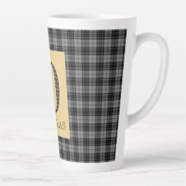 Douglas Tartan Monogram D Latte Mok