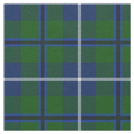 Douglas Tartan Print Stof (Close Up)
