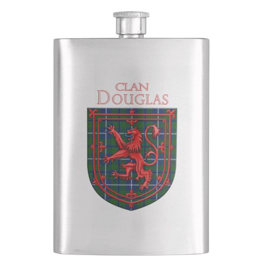 Douglas Tartan Scottish Play Lion Rampant Flacon (Voorkant)