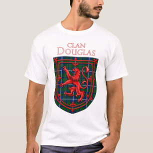 Douglas Tartan Scottish Play Lion Rampant T-shirt