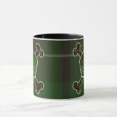 Douglas Tartan Skull Geen Banner Mok (Midden)