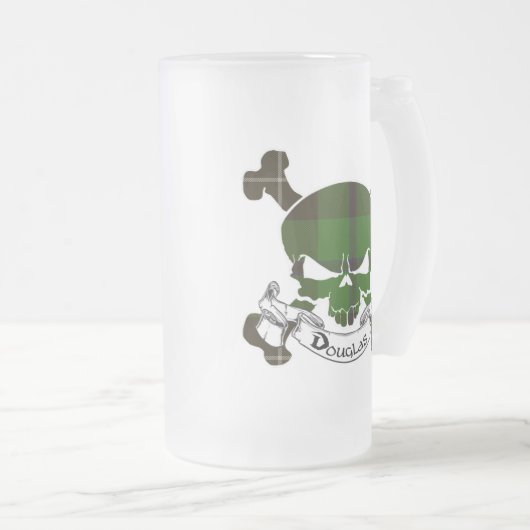 Douglas Tartan Skull Mok (Voorkant rechts)