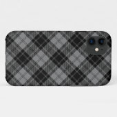Douglas tartan zwarte grijze vlecht Case-Mate iPhone case (Achterkant (horizontaal))