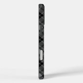 Douglas tartan zwarte grijze vlecht Case-Mate iPhone case (Achterkant / Rechts)