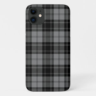 Douglas tartan zwarte grijze vlecht Case-Mate iPhone case