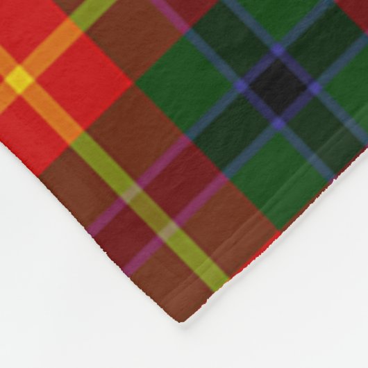 Douglas van Roxburgh Plaid Fleece Deken (Hoek)