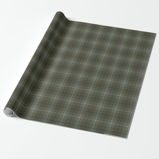Douglas Weathered Original Scottish Tartan Cadeaupapier (Uitgerold)