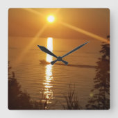 Doug's boot vierkante klok (Voorkant)