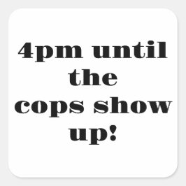 Doug's Winter Party 16.00 uur Tot het Show van de Vierkante Sticker