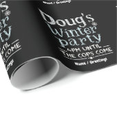 Doug's Winterfeest, 15 februari, 16:00 uur Grappig Cadeaupapier (Rol Hoek)