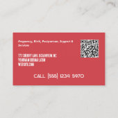 Doula Aangepaste QR Visitekaartje (Achterkant)