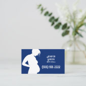 Doula Aangepaste QR Visitekaartje (Staand voorkant)
