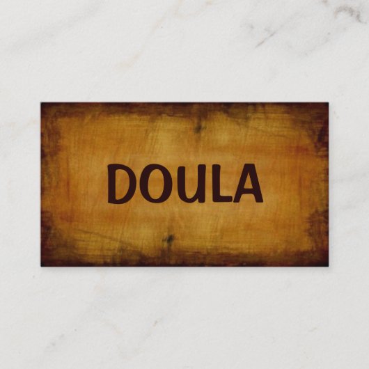 Doula Antieke Visitekaartje (Voorkant)