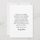 Doula Appreciation Card | Labor Support Gift Pink Bedankkaart (Achterkant)