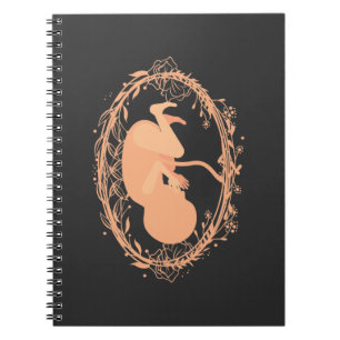 Doula Baby Zwangere Floral Doula Mond Notitieboek