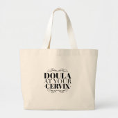 Doula bij Uw Cervix canvas tas (Voorkant)