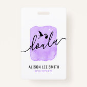 Doula Birth Coach Badge (Achterkant)
