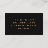 Doula Birth Coach Midechtgenote Floral Calligraphy Visitekaartje (Achterkant)