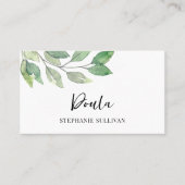 Doula Birth Coach Visitekaartje (Voorkant)