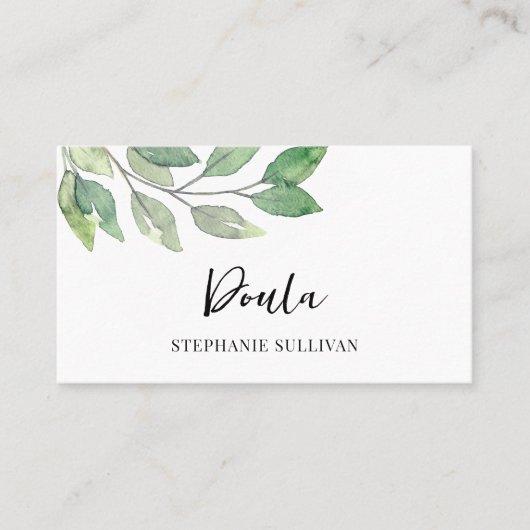 Doula Birth Coach Visitekaartje (Voorkant)