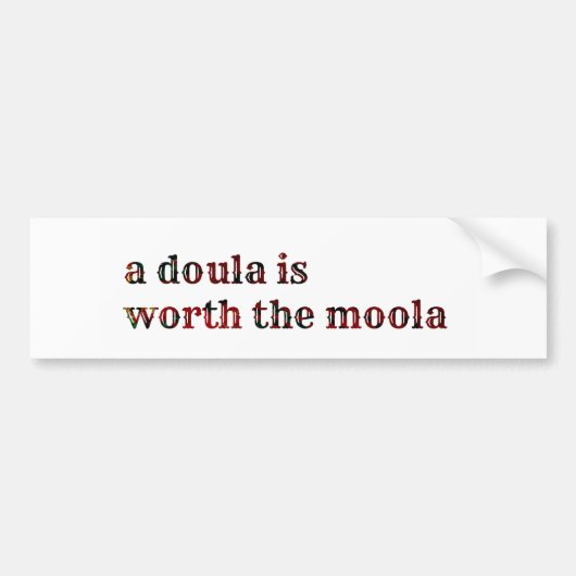 Doula-bumpersticker Bumpersticker (Voorkant)