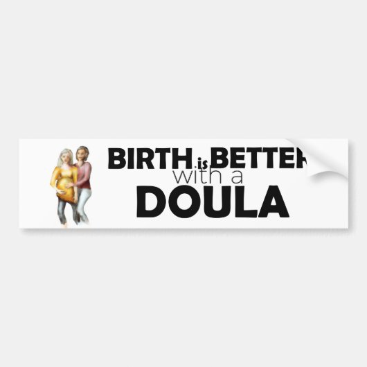 Doula-bumpersticker Bumpersticker (Voorkant)