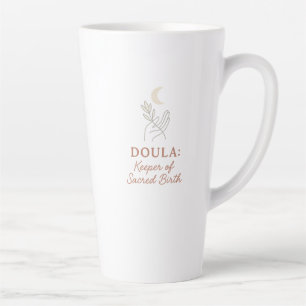 Doula cadeau voor de verjaardag kerst of dank u latte mok