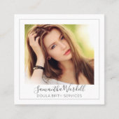 Doula Custom Photo Visitekaartje (Voorkant)