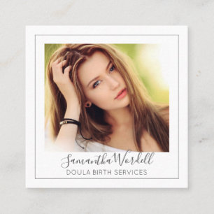 Doula Custom Photo Visitekaartje