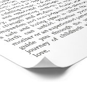 Doula Definition, Doula Gift, Cadeau voor Doula Poster (Hoek)