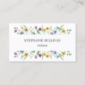 Doula Floral Visitekaartje (Voorkant)