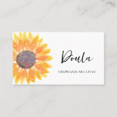 Doula Floral Visitekaartje (Voorkant)