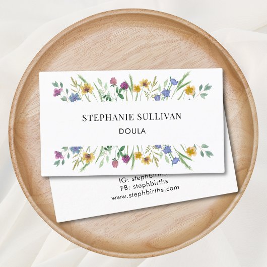 Doula Floral Visitekaartje