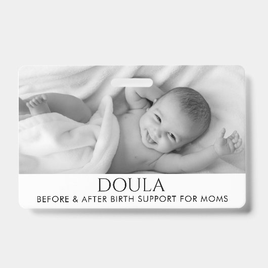 Doula Foto Geboorte Ondersteuning Naam Badge (Voorzijde)