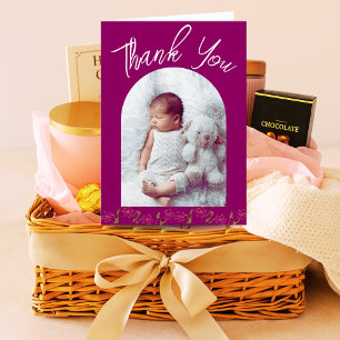 Doula fotokaart met pasgeborene   Gepersonaliseerd Bedankkaart