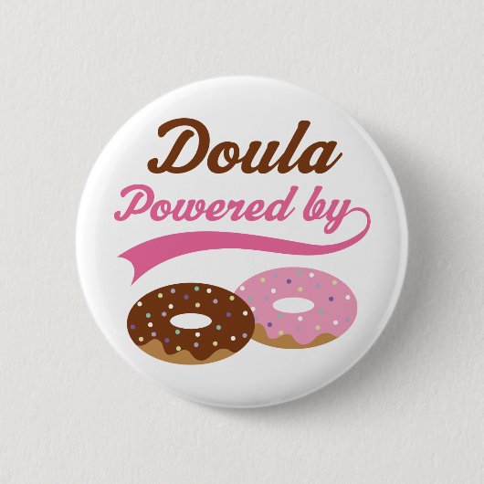 Doula Funny Gift Ronde Button 5,7 Cm (Voorkant)