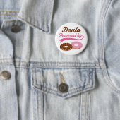 Doula Funny Gift Ronde Button 5,7 Cm (In situ)
