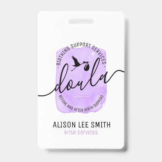 Doula geboorte coach badge (Voorzijde)
