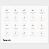 Doula Geboorte Waterverf Zwangerschap Help Baby Pa Ronde Sticker (Vel)