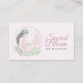 Doula - Geboortecoach - Bloem van het leven - Lotu Visitekaartje (Voorkant)