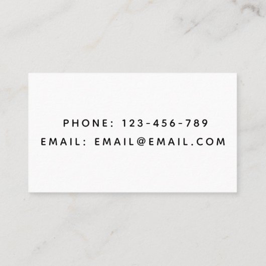 Doula Geboortecoach Verloskundige Bloemenkalligraf Visitekaartje (Achterkant)