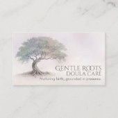 Doula - Geboortecoach - Verloskundige - Rooted Oak Visitekaartje (Voorkant)