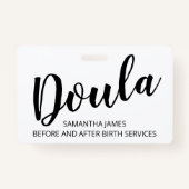 Doula Geboortediensten Naam Badge (Voorkant)