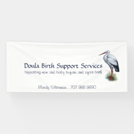 Doula Geboorteondersteuning Spandoek