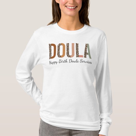 Doula, Gift for Doula, Birth Worker, Custom Doula T-shirt (Voorkant)