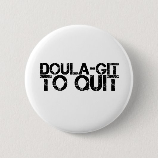 Doula-git om te stoppen ronde button 5,7 cm (Voorkant)