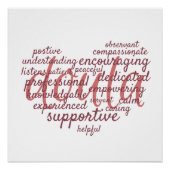 Doula Heart Poster (Voorkant)