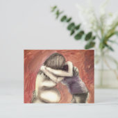 Doula hug briefkaart (Staand voorkant)