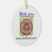 Doula-kerstversiering Keramisch Ornament (Rechts)