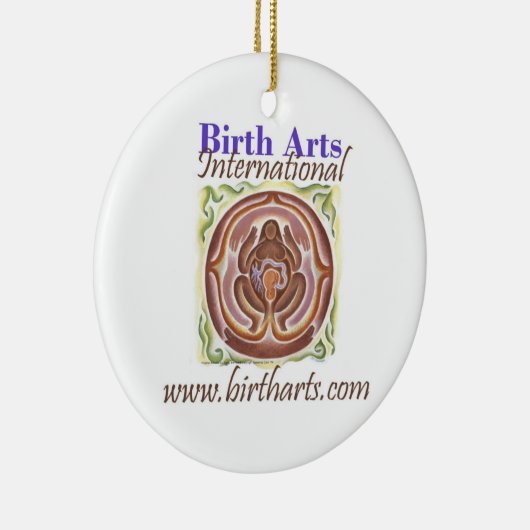 Doula-kerstversiering Keramisch Ornament (Rechts)